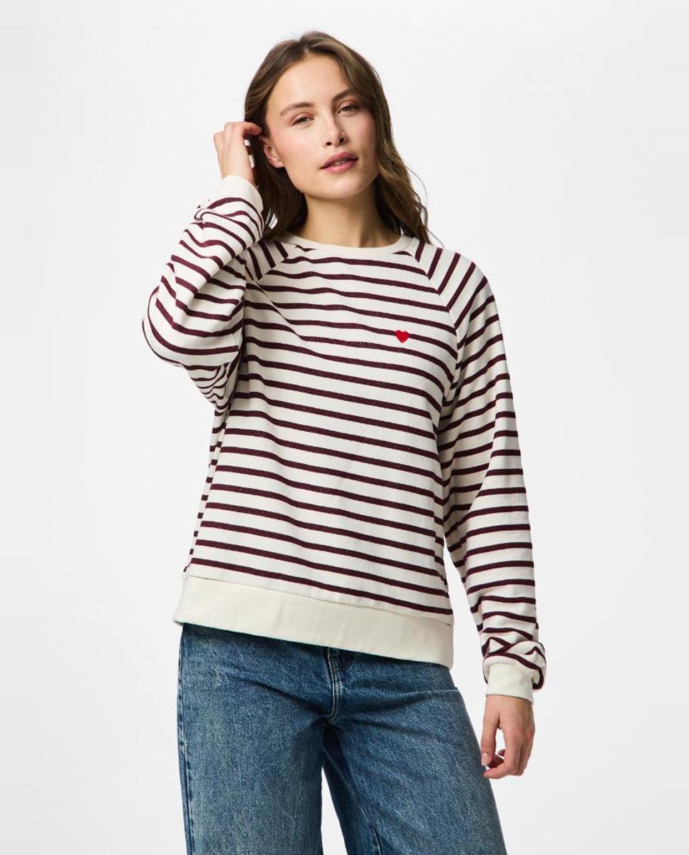 Sweatshirt Estampada com Animal Print de Leopardo Bordeaux-2