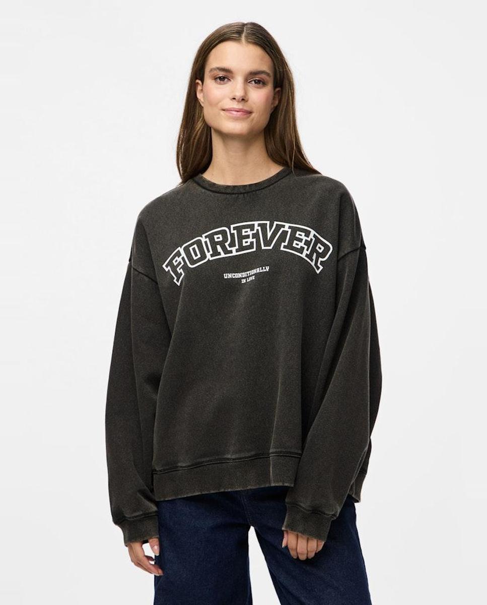 Pieces - Sudadera de cuello redondo de mujer.