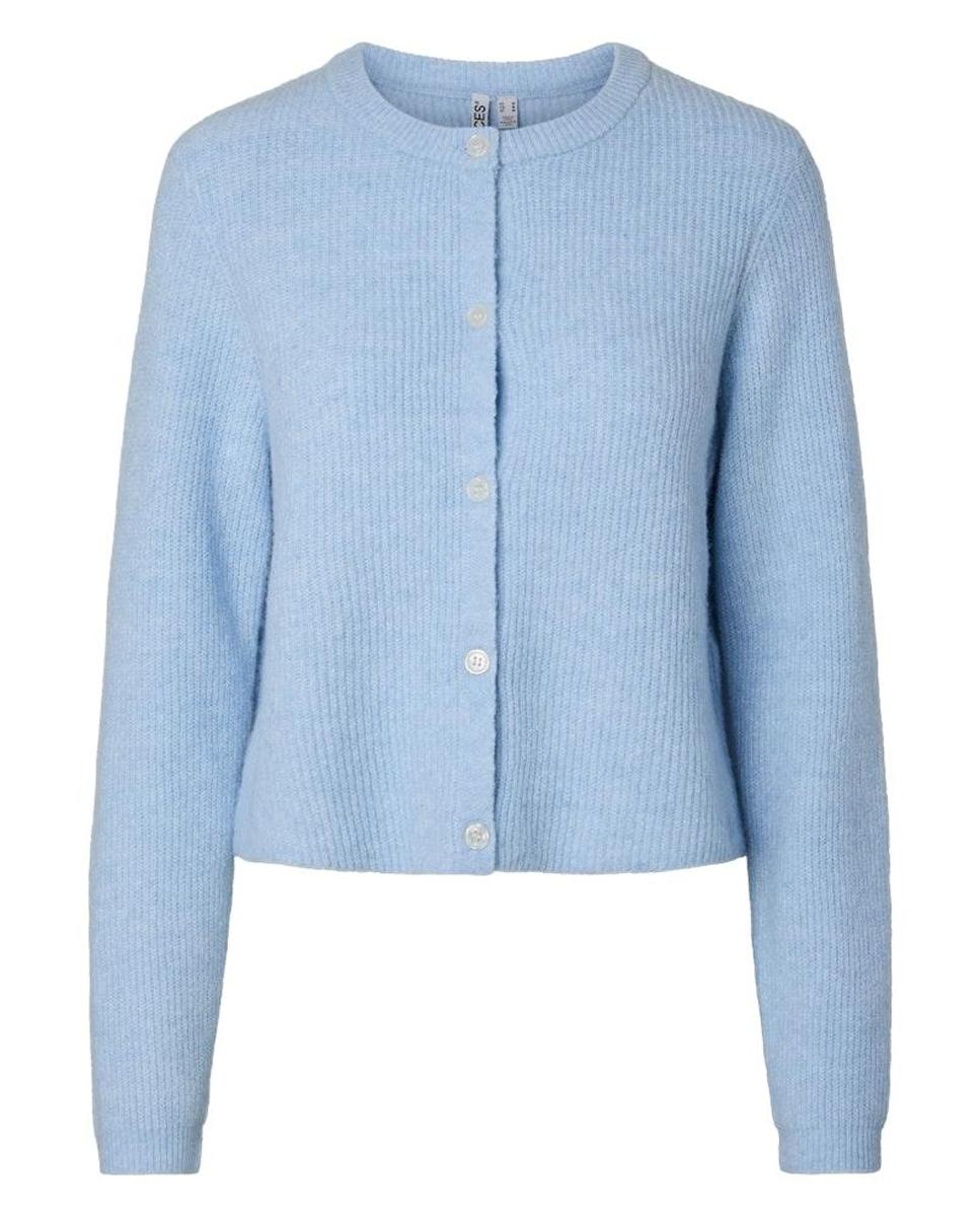 Cardigan em Bico Azul-claro-4