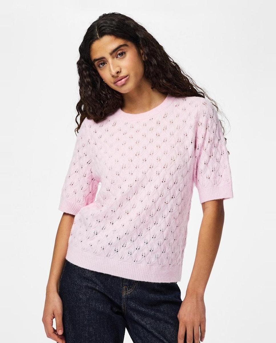 Pieces - Jersey de manga corta de mujer.