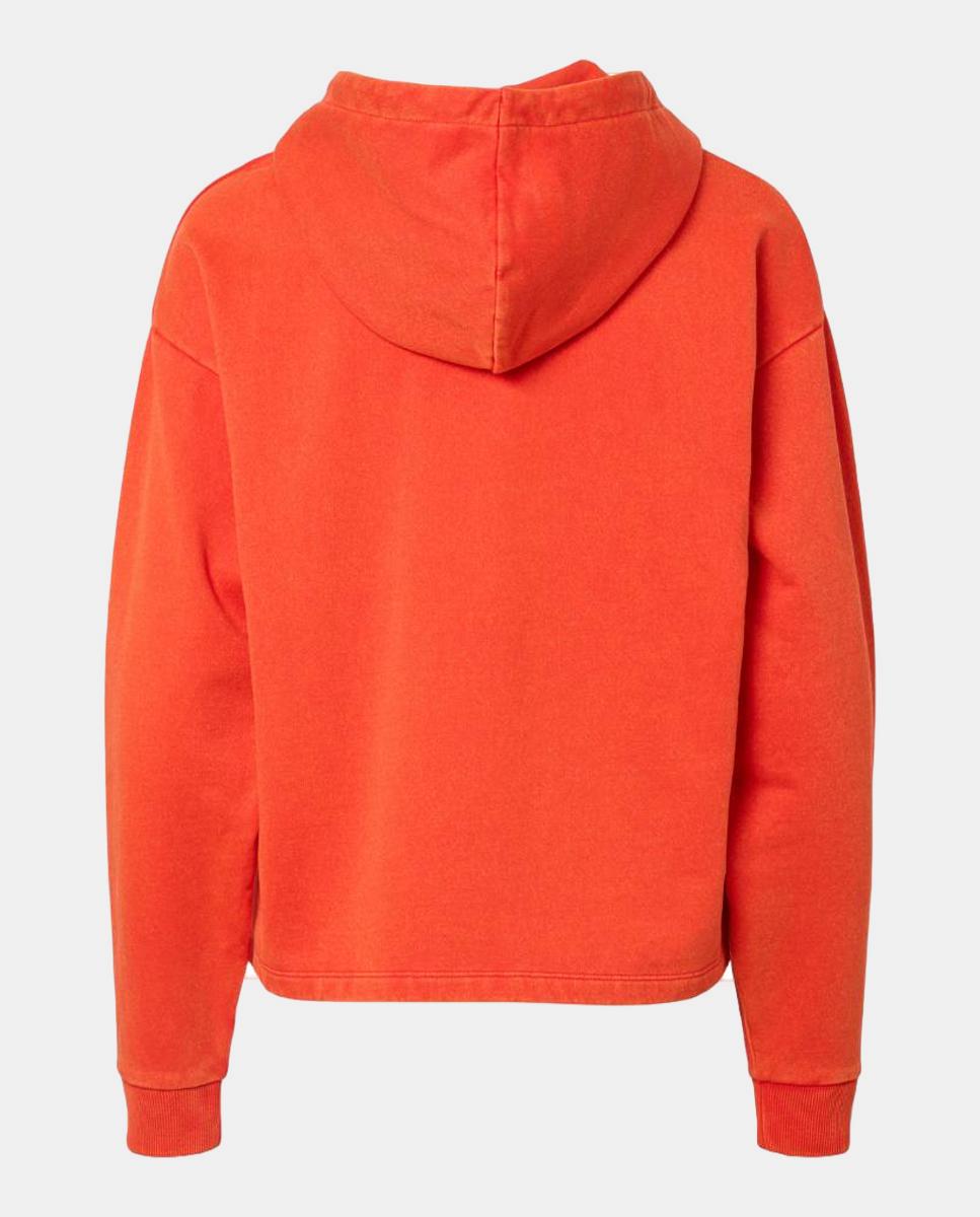 Sweatshirt com capuz Laranja-5