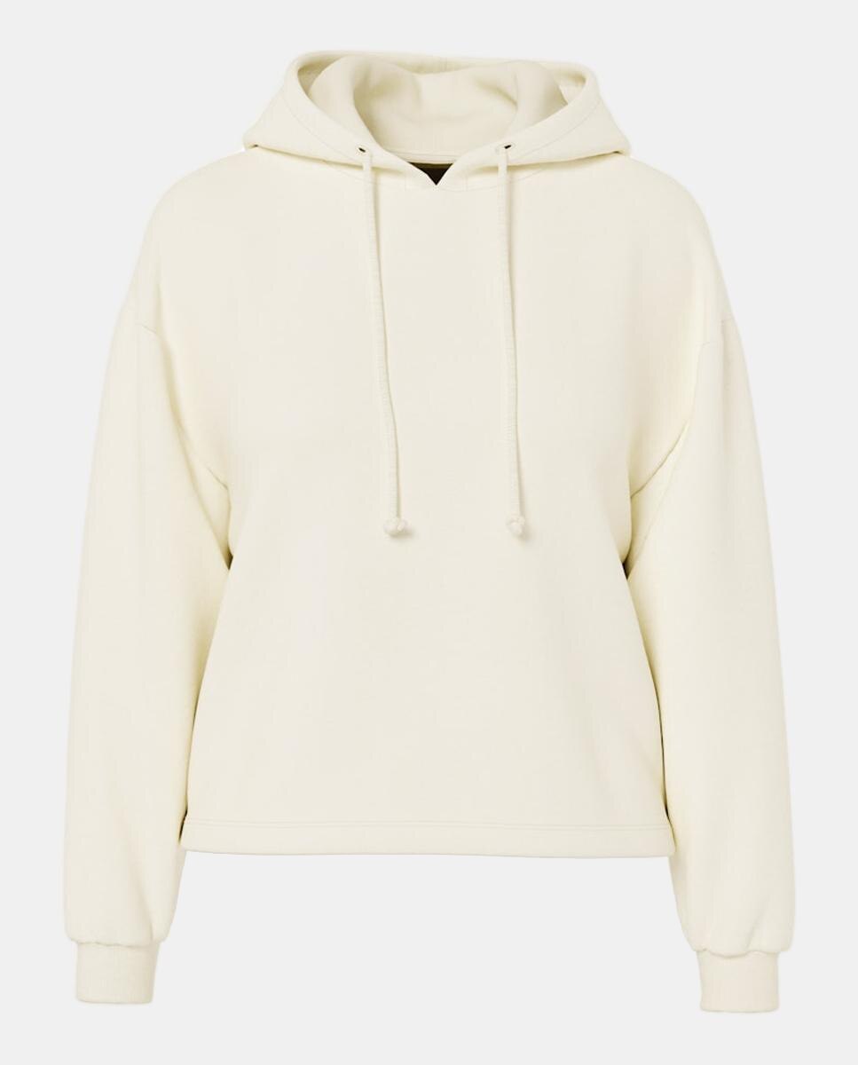 Sudadera de chándal de manga larga de mujer - Pieces - Rojo Granate Beige-6