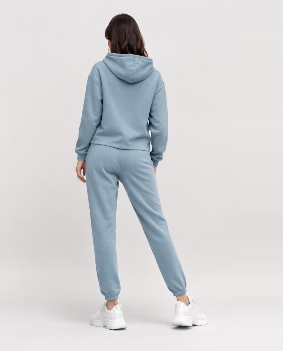 Sweatshirt de fato-de-treino com manga comprida Azul-claro-2