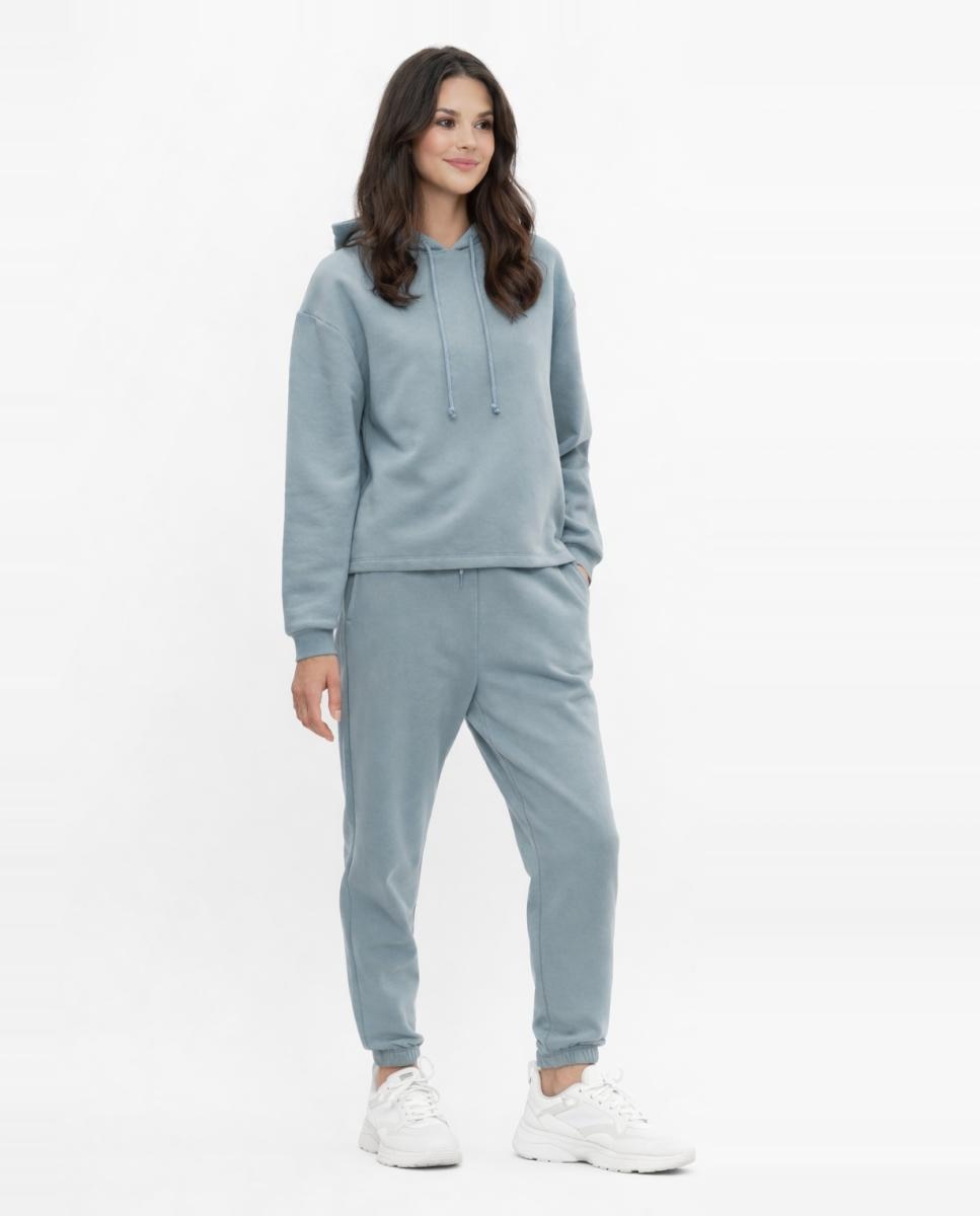 Sweatshirt de fato-de-treino com manga comprida Azul-claro-6