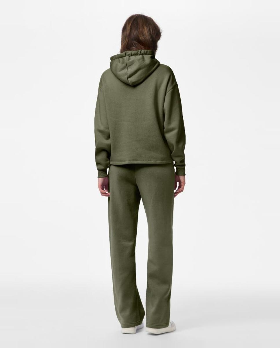 Sweatshirt com Capuz Verde-militar-2