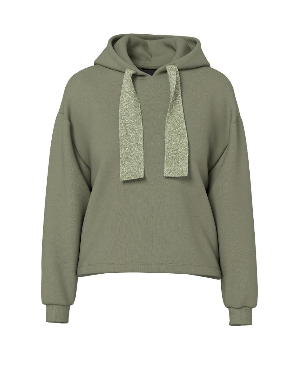 Sweatshirt com Capuz Verde-militar-4