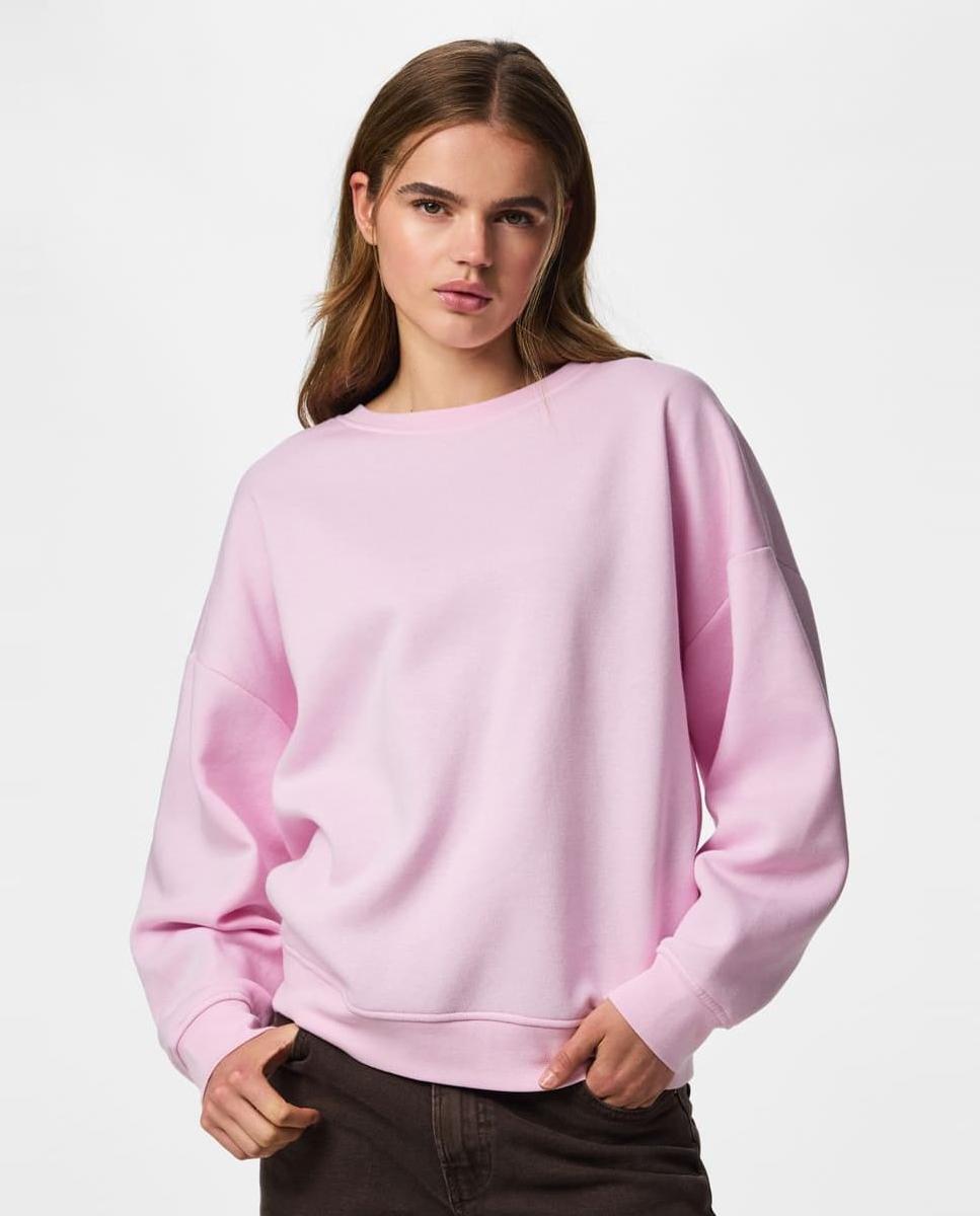 Imagem 0 de Sweatshirt Oversize com Decote Redondo