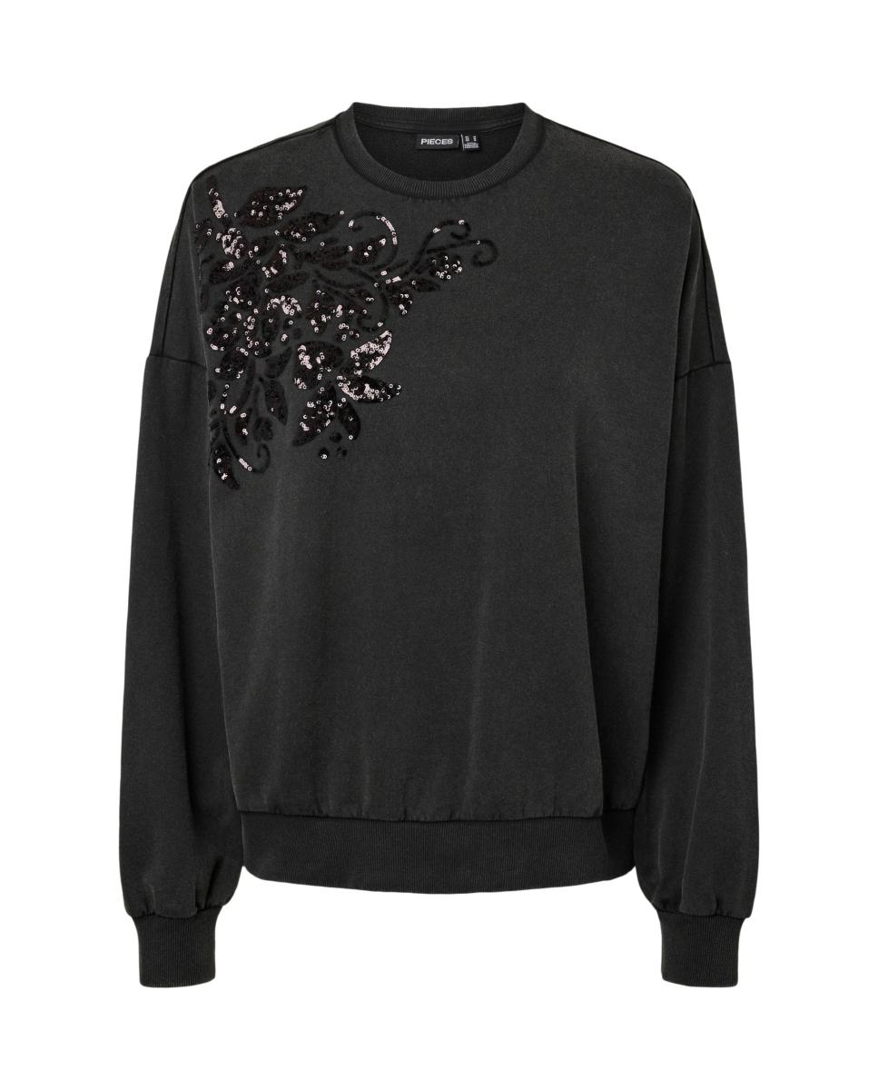 Imagem 0 de Sweatshirt de Decote Redondo com Lantejoulas.