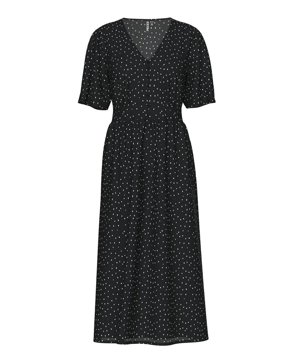 Imagem 0 de Vestido Midi Estampado com Manga 2/4