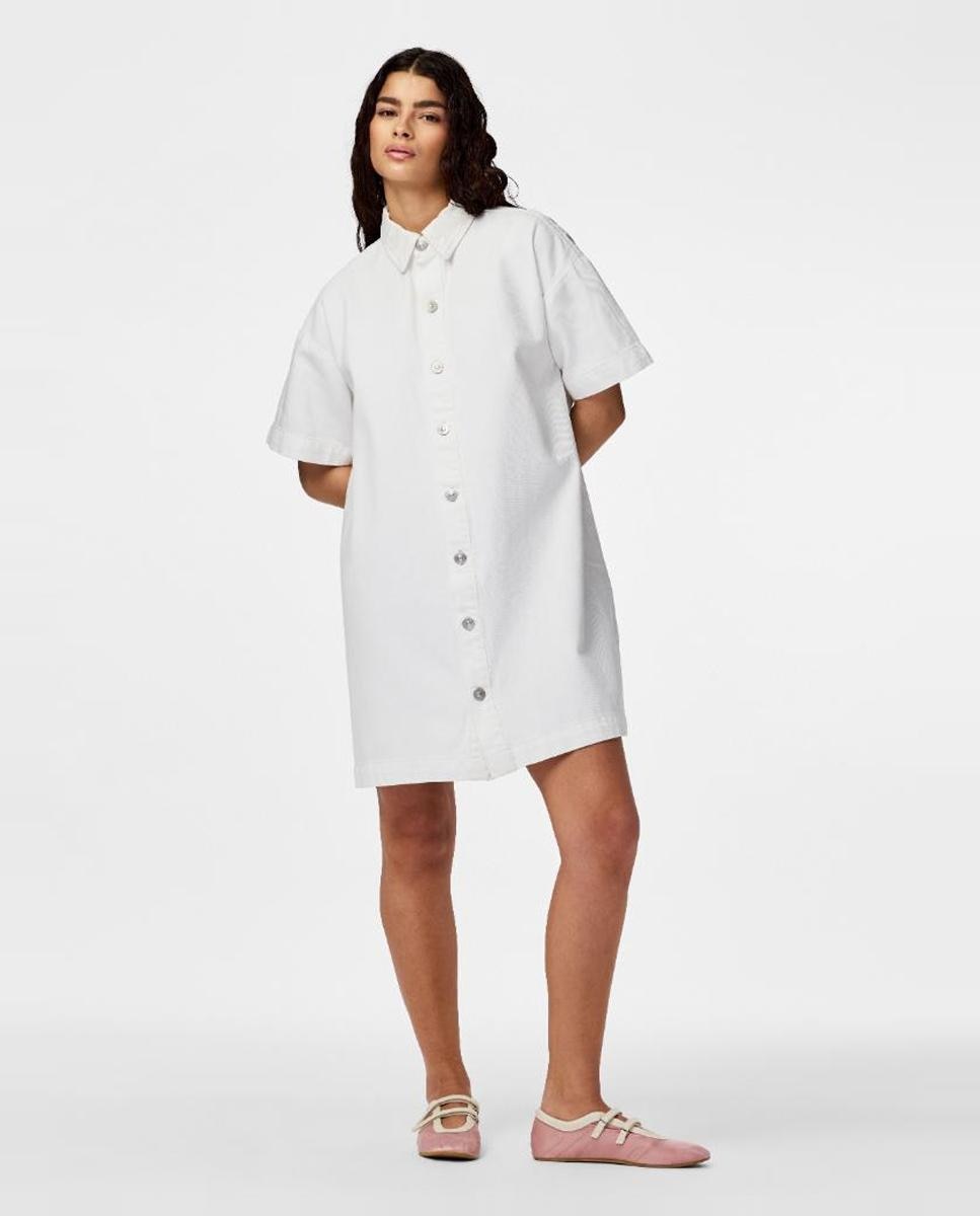 Imagem 0 de Vestido Camiseiro de Ganga
