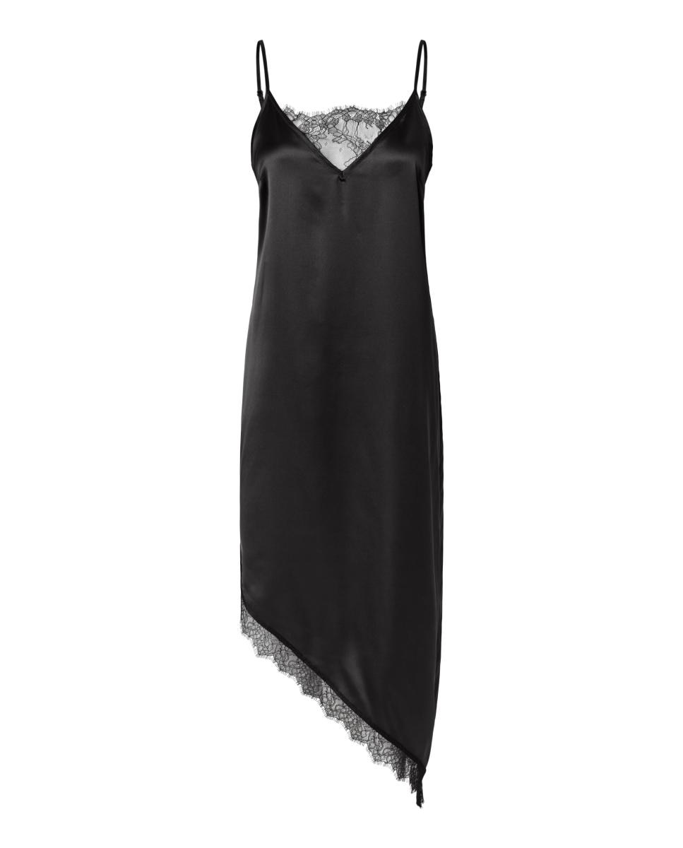 Vestido lencero de mujer - Pieces - Negro Negro-6