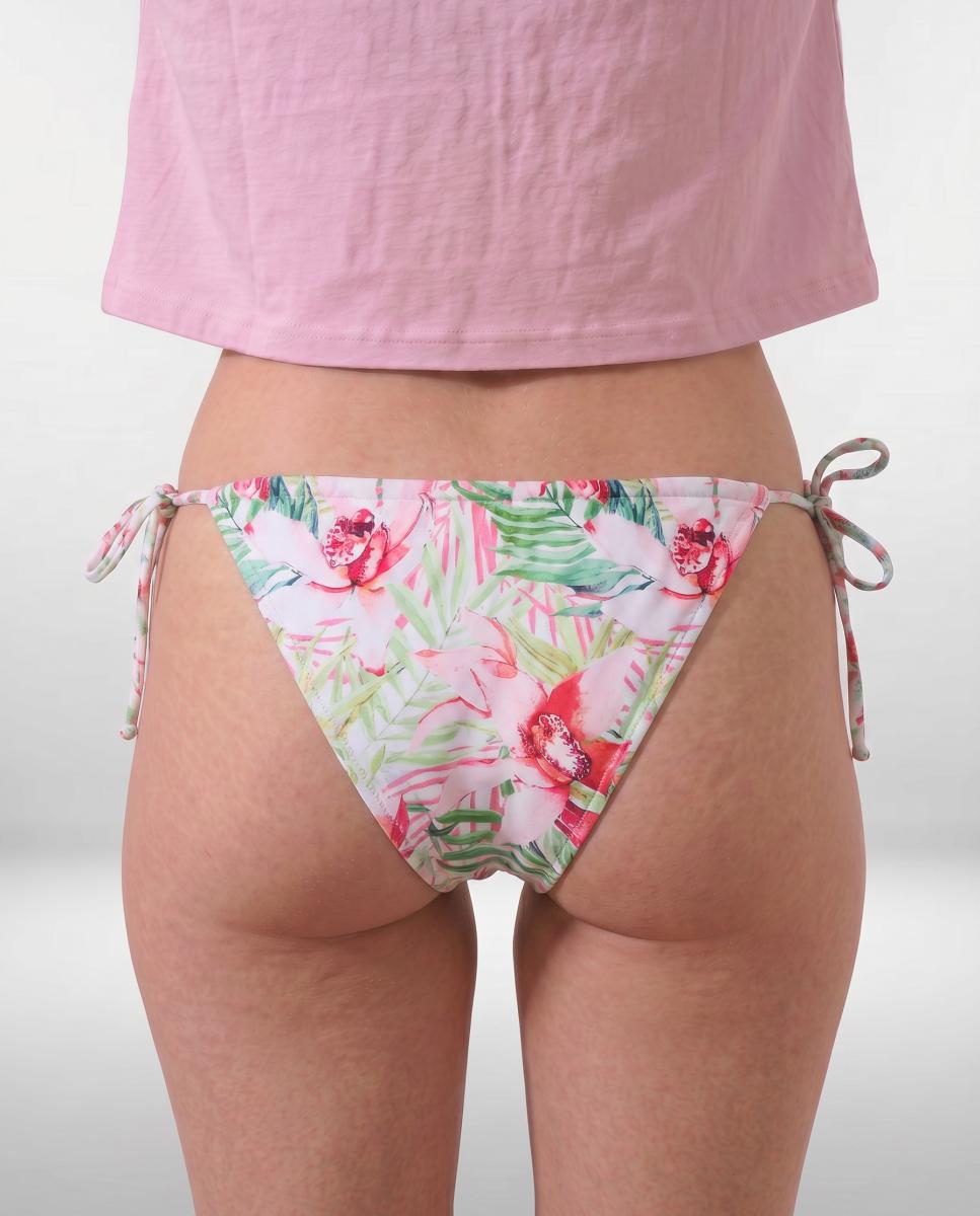 Tanga com Estampado Tropical Rosa-claro-2