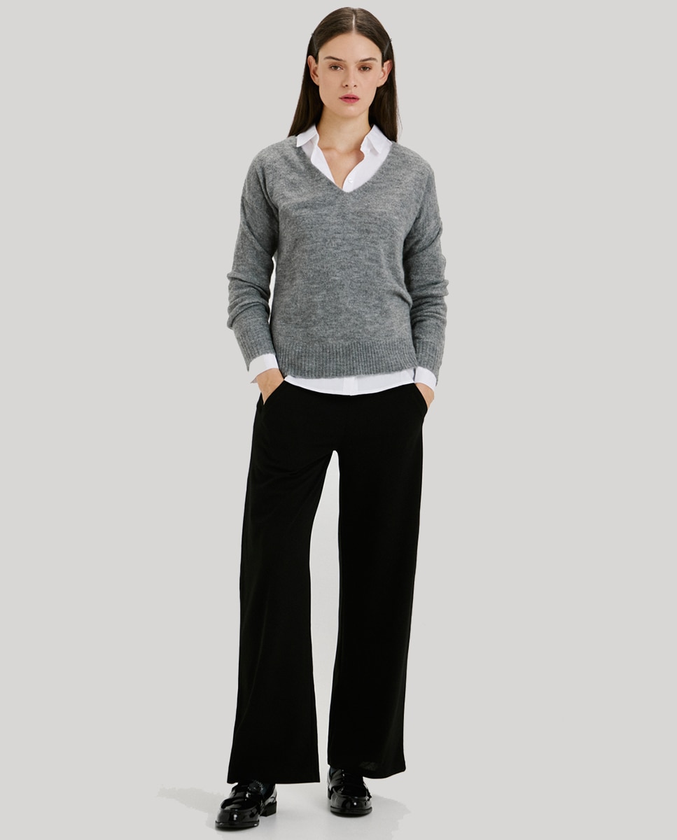jdy - Pantalón de mujer fluido.