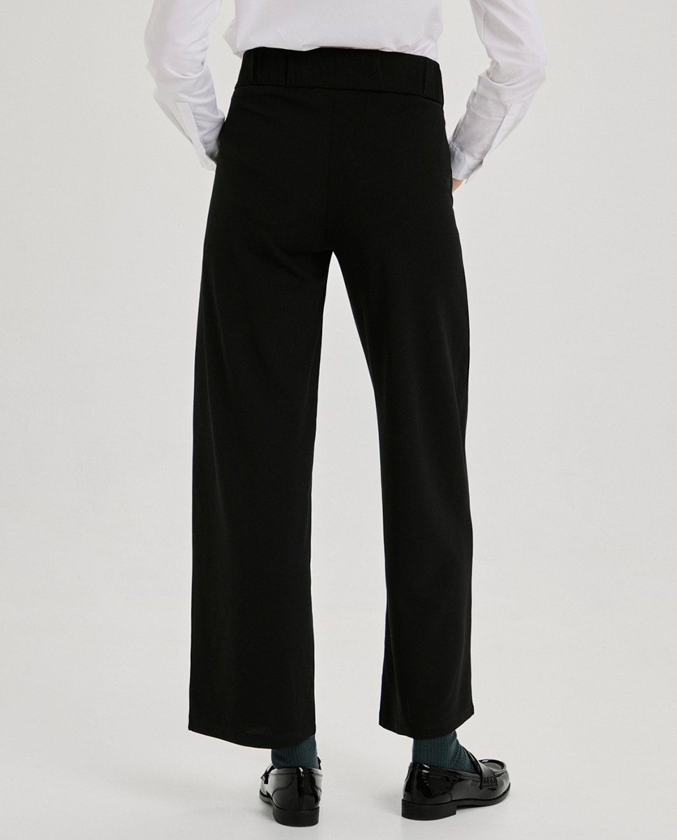 Pantalón de mujer fluido - jdy - Negro Negro-2