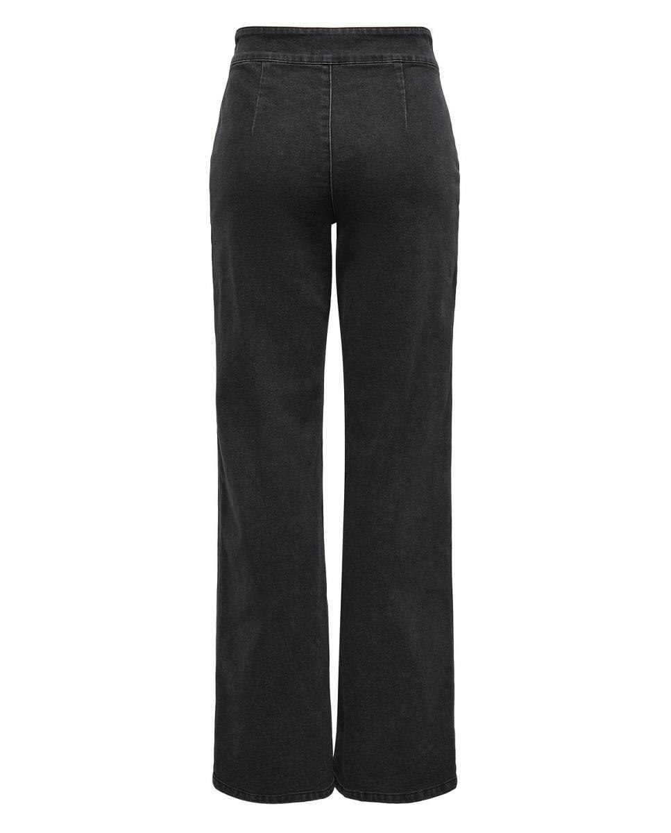 Pantalón vaquero de mujer largo - jdy - Gris oscuro Gris oscuro-5