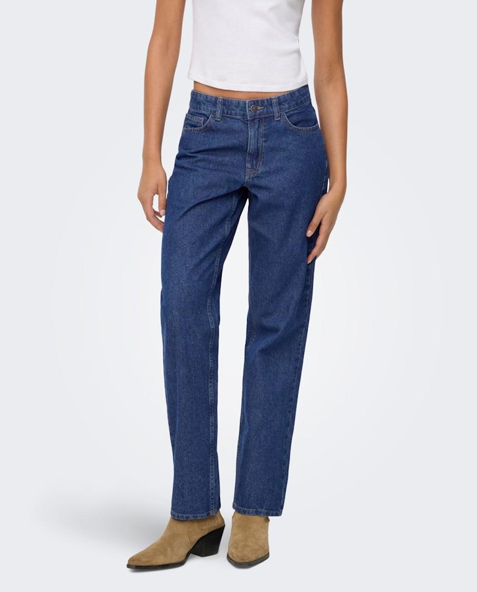 Jeans Straight Fit Azul-marinho-2