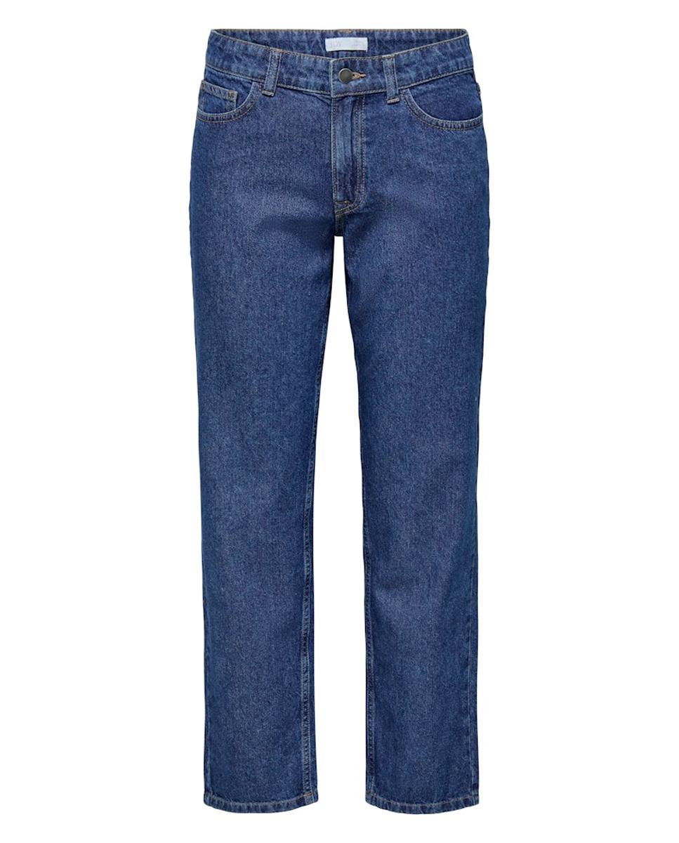 Jeans Straight Fit Azul-marinho-6