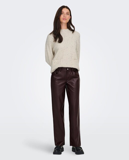 Pantalón de mujer largo de corte recto