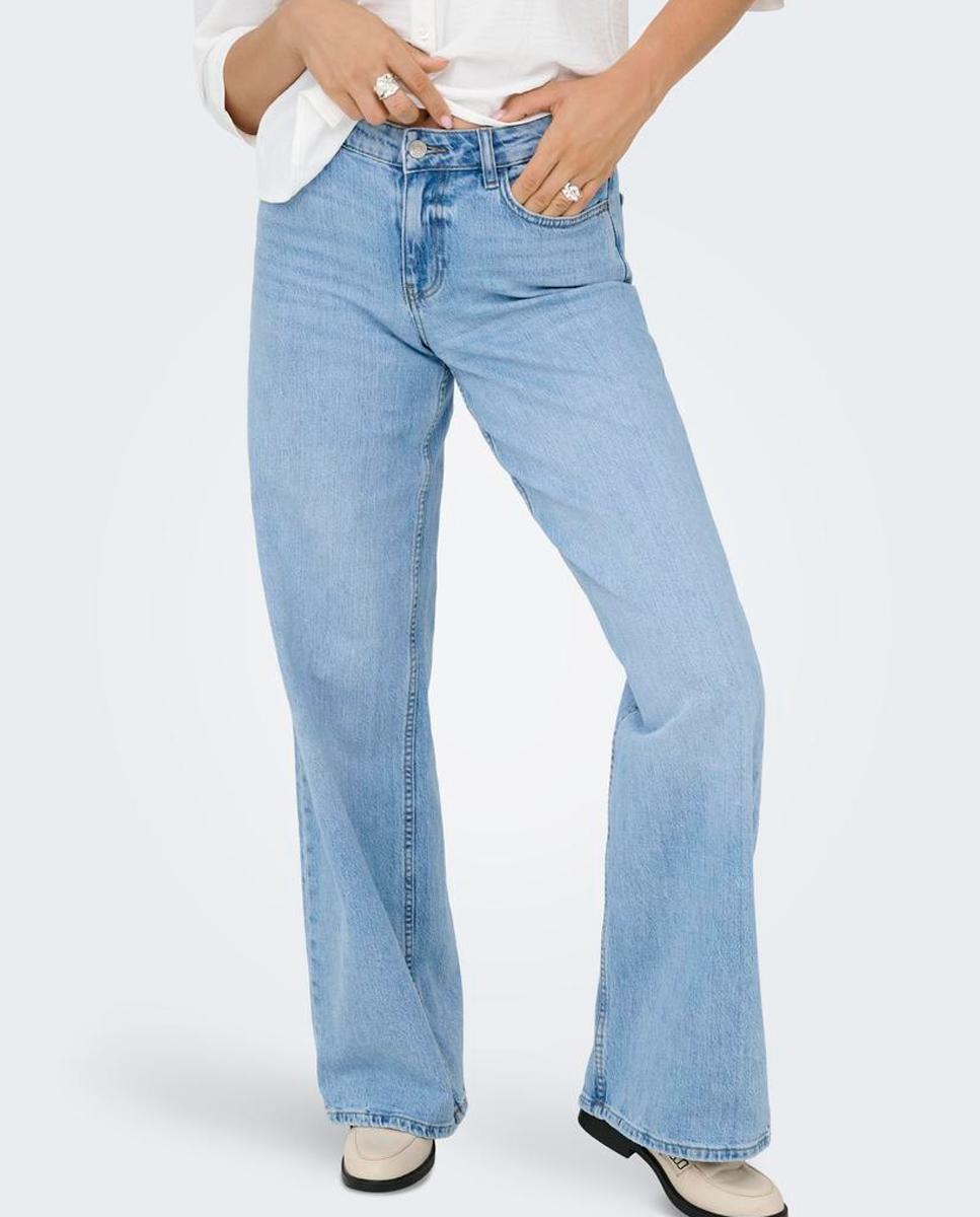Jeans largas Azul-claro-5