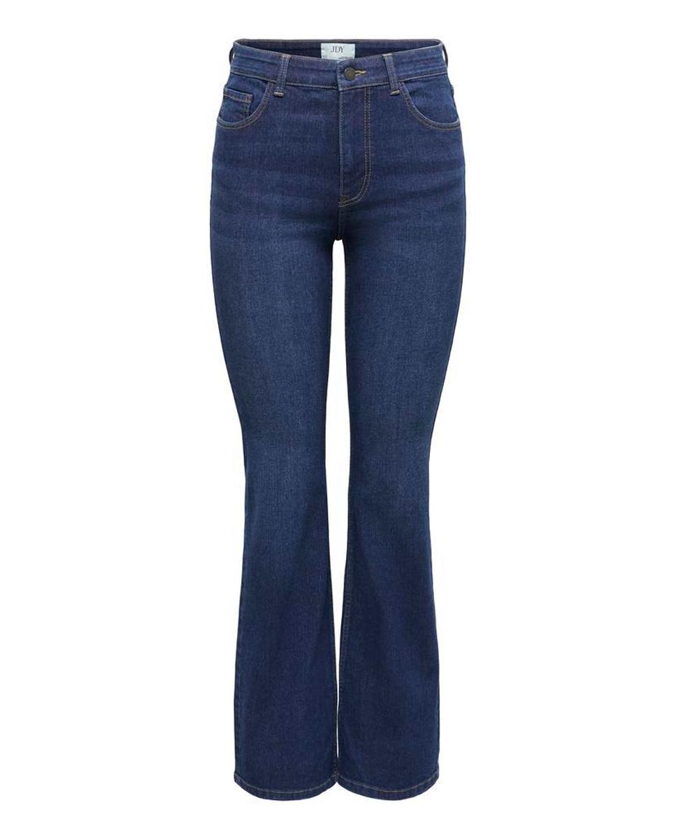 Imagen 0 de Vaquero denim campana de mujer de tiro alto Azul marino