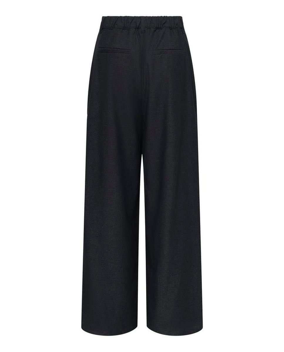 Pantalón de mujer ancho efecto denim - jdy - Azul marino Azul marino-4