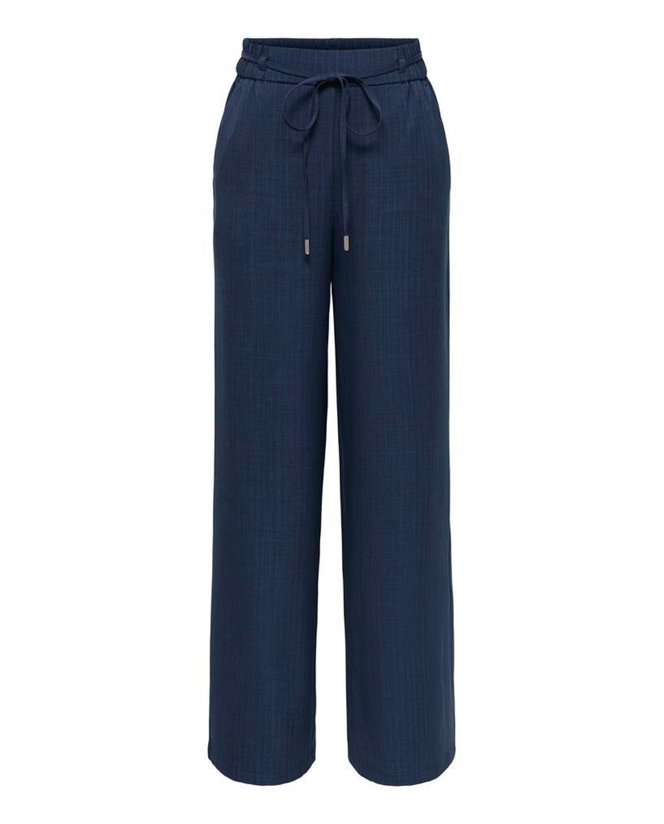 Pantalón de mujer tapered fit con cintura alta - jdy - Azul índigo Azul índigo-7