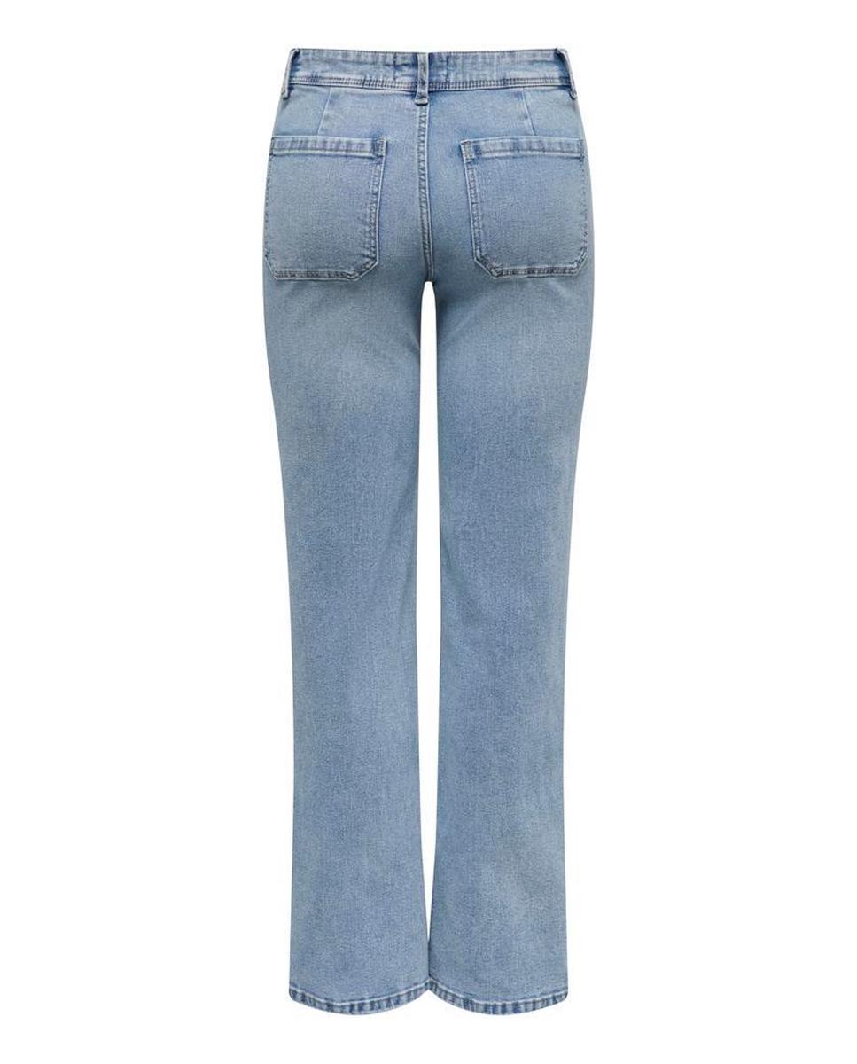 Vaquero denim wide leg de mujer - jdy - Azul claro Azul claro-2