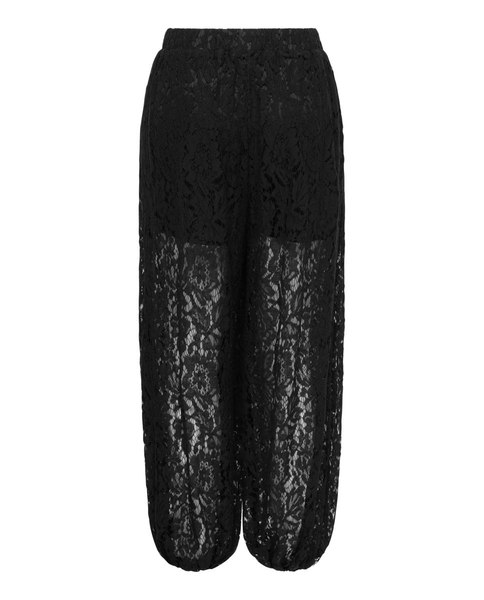 Pantalón de mujer bombacho encaje - jdy - Negro Negro-7