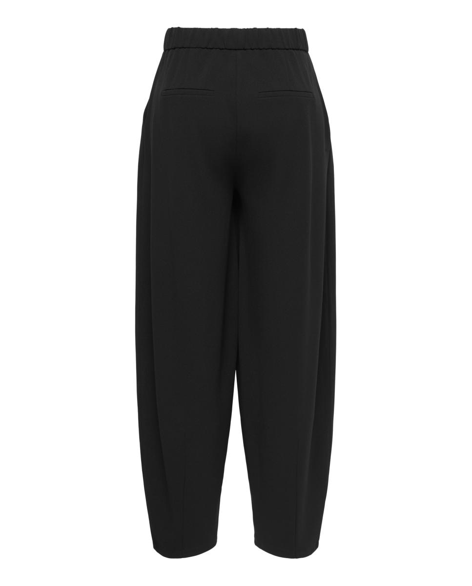 Pantalón de mujer barrel con cintura elástica trasera - jdy - Negro Negro-7