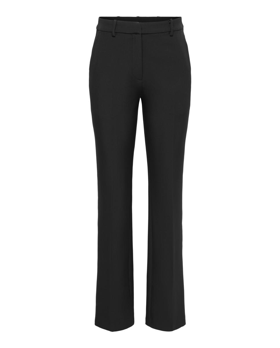 Pantalón de mujer campana con cierre de lazada - jdy - Negro Negro-6