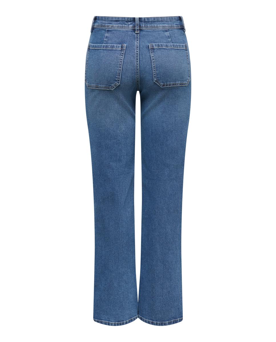 Vaquero denim wide leg de mujer - jdy - Azul Azul-2