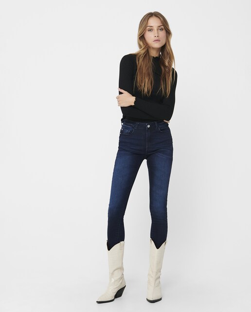 Imagen 0 de Jersey de mujer cuello alto canalé