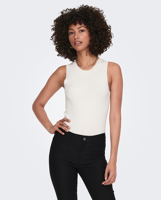 Imagem 0 de Top Canelado sem Mangas