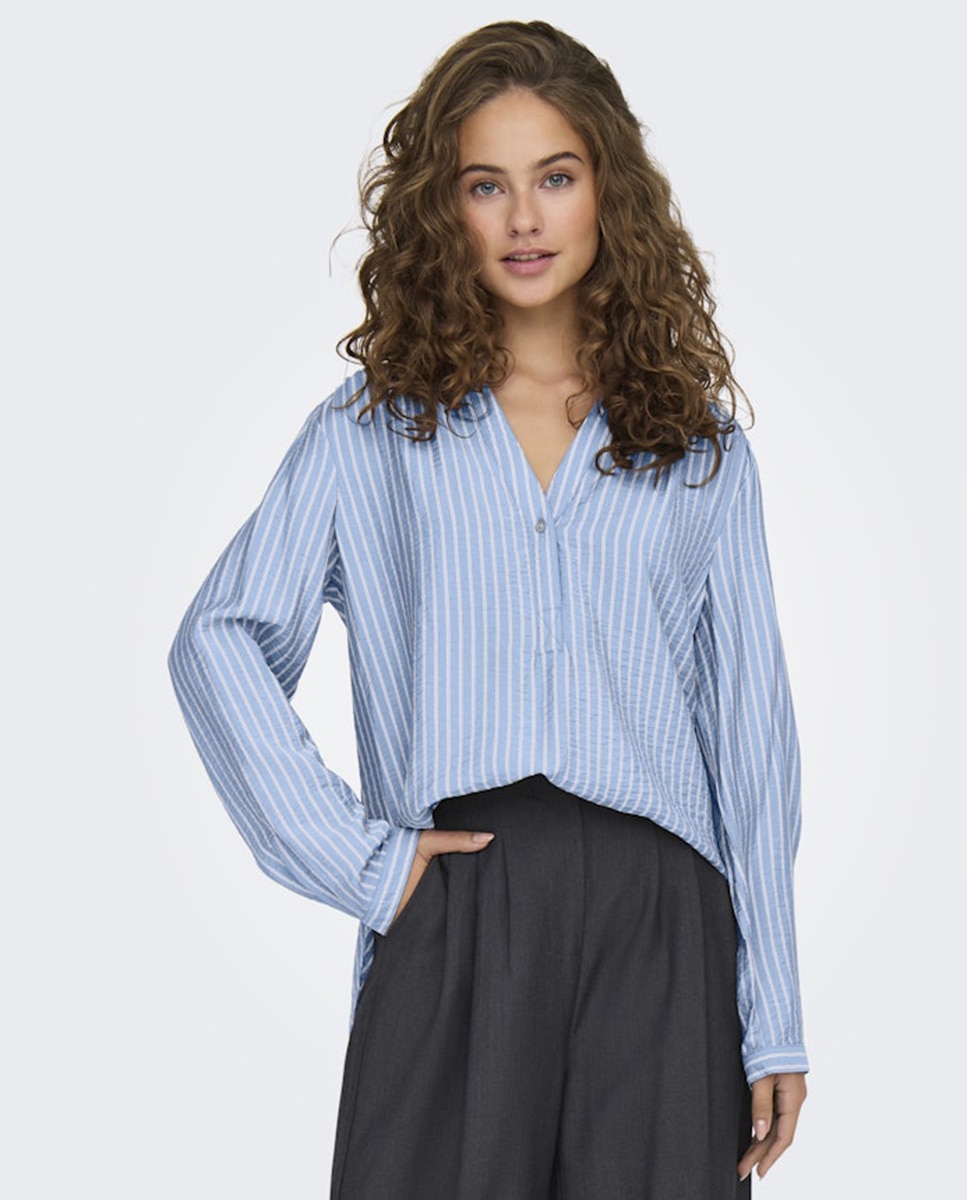 jdy - Camisa de mujer de manga larga.