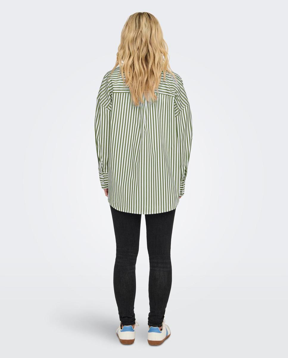 Camisa de mulher com manga comprida e fecho de botões Bordeaux-2