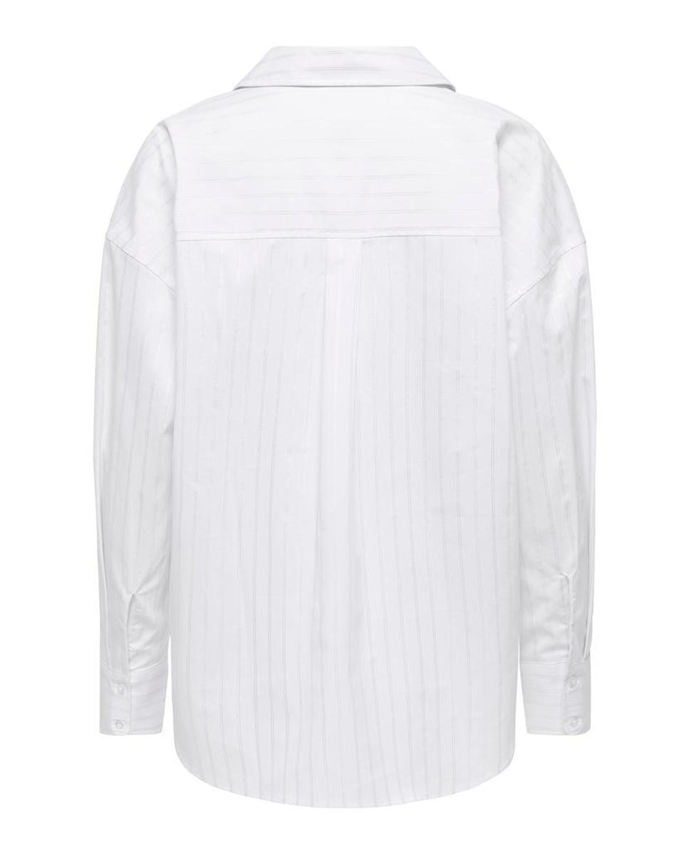 Camisa de mujer de manga larga - jdy - Blanco Blanco-2