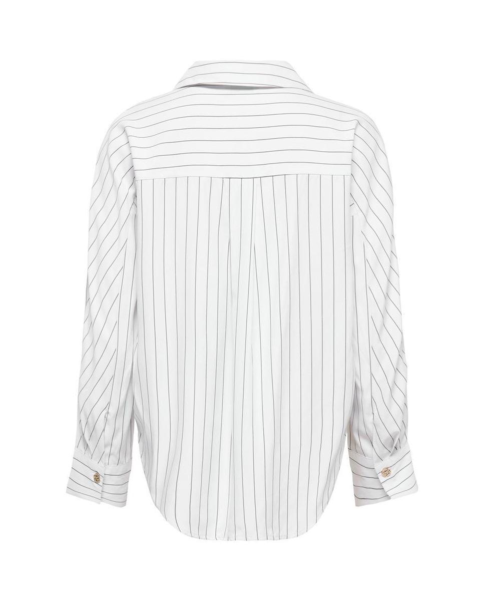 Camisa de mujer de manga larga con cuello clásico - jdy - Blanco Blanco-6