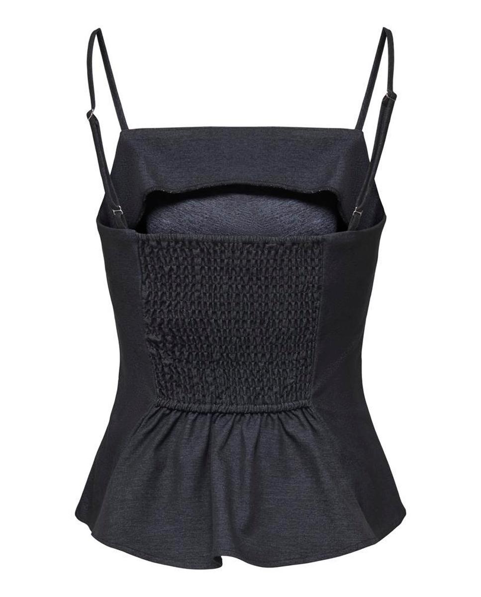 Top de mujer efecto denim de tirantes - jdy - Azul marino Azul marino-4