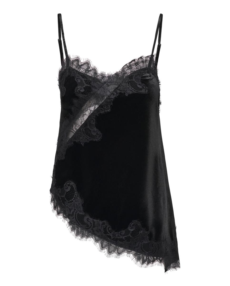 Top de mujer sin mangas con escote pico - jdy - Negro Negro-5