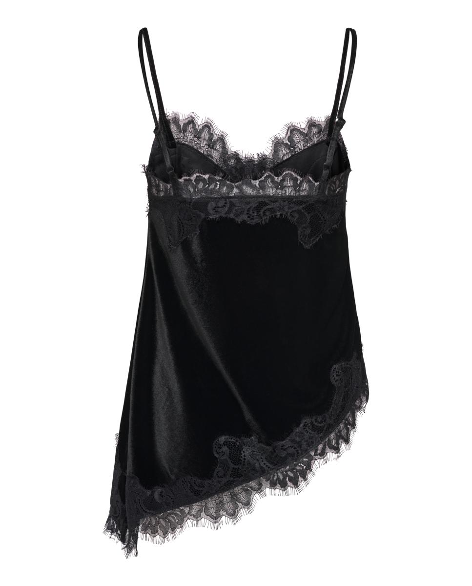 Top de mujer sin mangas con escote pico - jdy - Negro Negro-6