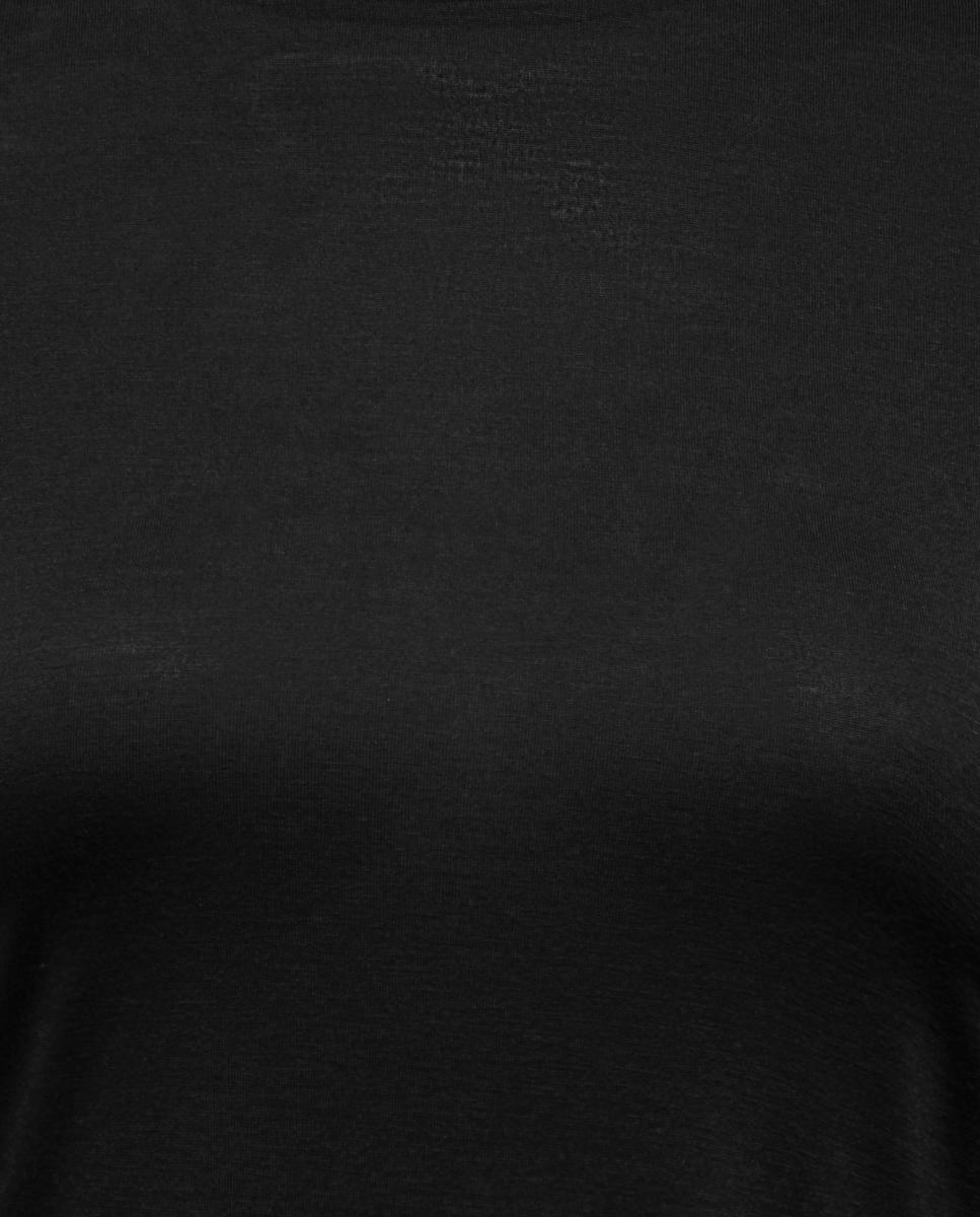 Imagen 3 de Top de mujer con cuello alto y manga larga - jdy - Negro Negro