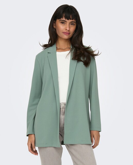 Imagem 0 de Blazer fluido com gola de lapelas