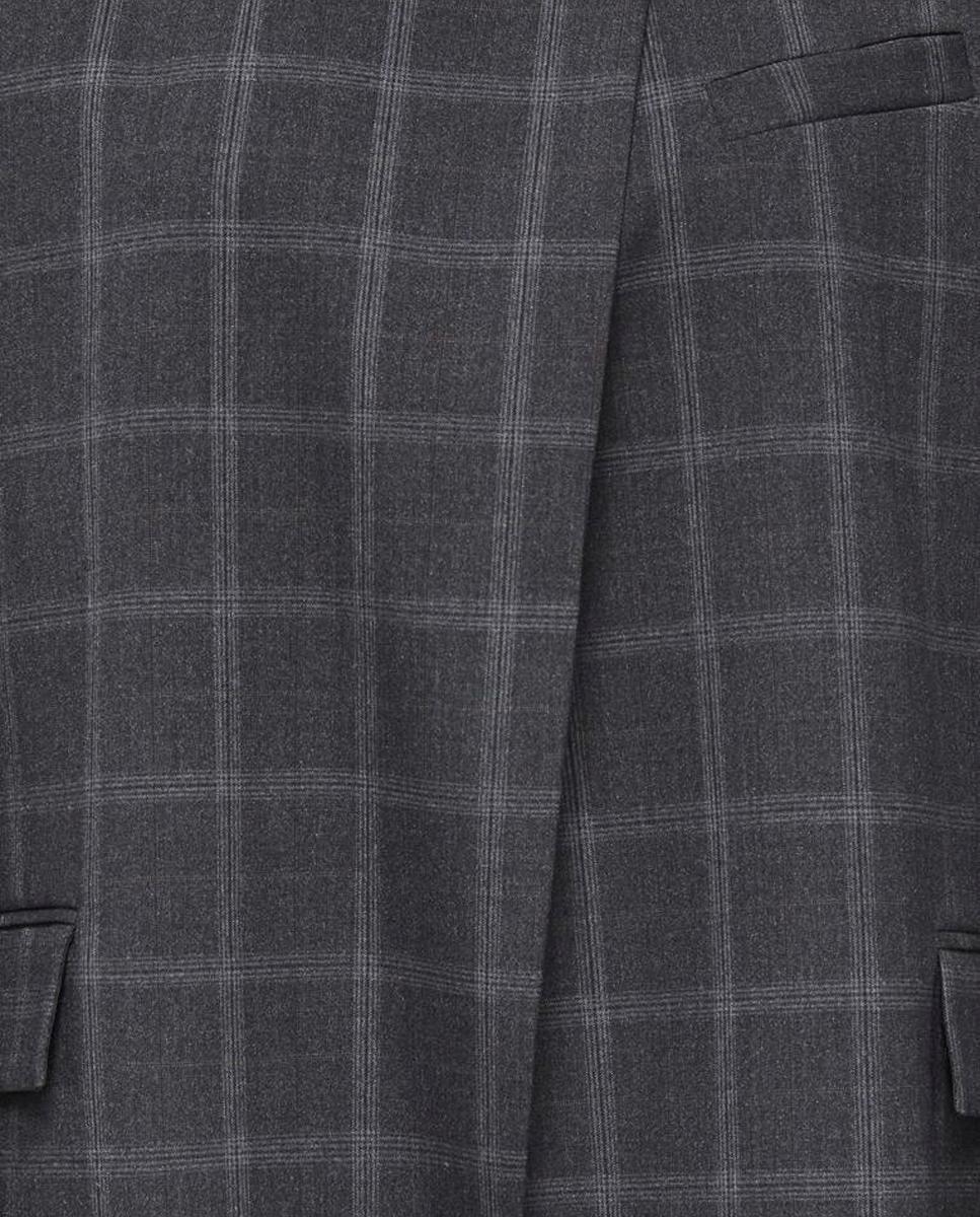 Chaqueta de mujer con cuello alto y cierre de botones - jdy - Gris oscuro Gris oscuro-5
