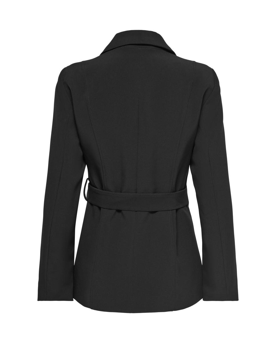 Imagen 6 de Blazer de mujer con solapa y cierre de gancho - jdy - Negro Negro