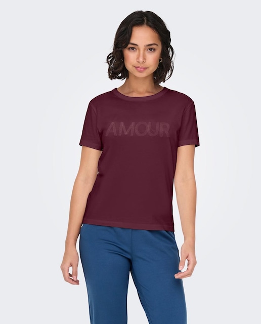 Imagen 0 de Camiseta de mujer estampada de manga corta