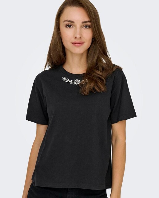 Imagen 0 de Camiseta de mujer 100% algodón de manga corta