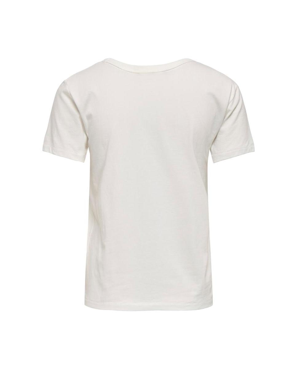 Blusa de senhora estampada de manga curta Lã-4