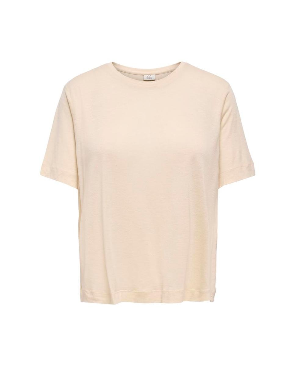 Imagem 0 de T-shirt de mulher com manga curta e decote redondo