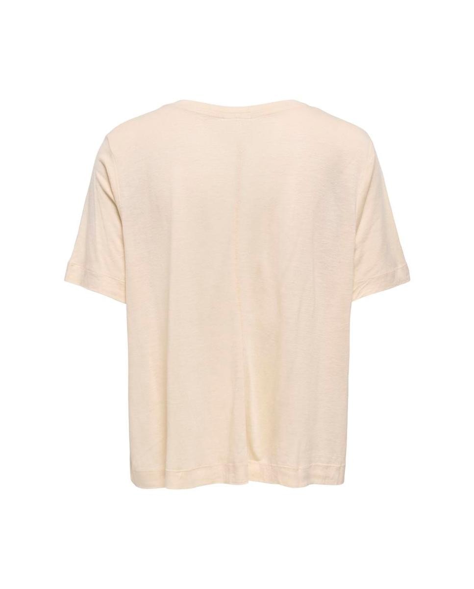 T-shirt de mulher com manga curta e decote redondo Lã-2