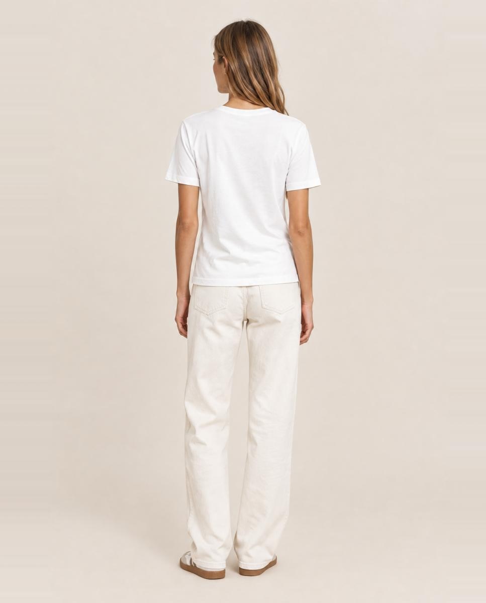 Camiseta de mujer de manga corta - jdy - Blanco Blanco-3